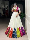 Multi Colour Lehenga With Shirt Koti Indo Western Collection NNK1660